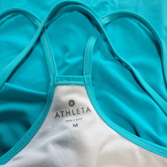 Athleta Shorebreak Turquoise Swim Dress - Picture 7 of 12
